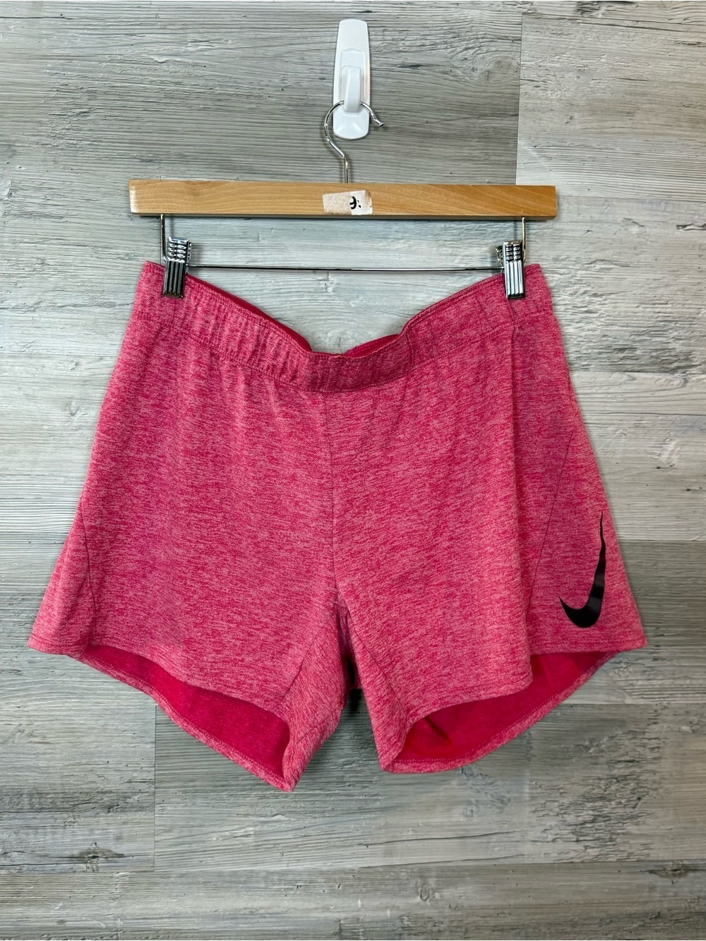 Nike Women's Dry Tempo Running Shorts Heather Red Pink Size M